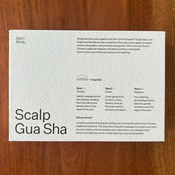 NWT Act + Acre Scalp Gua Sha Tool - Picture 6 of 6